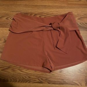 Forever 21+ Tie Front Shorts
